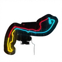 NEONMASTER Enseigne publicitaire LED néon en acrylique personnalisée pour salle de jeux, alimentée en courant continu, installation facile, garantie 6 mois pour événements