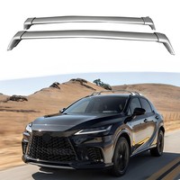 Barres transversales de toit JOESHIER en alliage d'aluminium 100 kg+ pour bagages et chargements, installation facile pour LEXUS RX 2022-2025