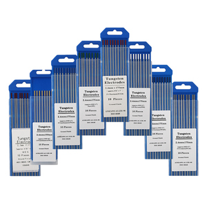 10 unidades de electrodos de tungsteno panchromáticos de 2.4x175 mm, varillas de tungsteno para máquina de soldar con función TIG - Product Image 1
