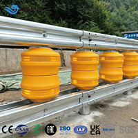 Barrière de sécurité routière MASH TL4, barrière rotative anti-collision, système d'absorption d'énergie pour la sécurité en cas d'accident