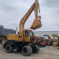 Excavadoras de Ruedas Usadas en Buen Estado, Hyundai R150w-7 150w-9s, Excavadora de Ruedas de Segunda Mano, Hyundai 150 Original