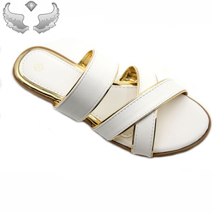 Sandali Estivi da <span class=keywords><strong>Donna</strong></span> con Cinturini Incrociati, Antiscivolo, Traspiranti, Scarpe Piatte per Spiaggia e Vacanze - Product Image 3