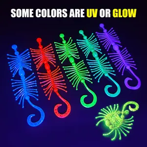 สปินโปเลอร์เหยื่อตกปลา TPR ลอยน้ำได้ใช้งานได้หลากหลายขนาด13ซม. เหยื่อหนอนเต้นยูวีเหยื่ออ่อนกลิ่นกุ้งน้ำเค็มเหยื่อปลอม - Product Image 5