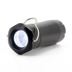 Lanterna suspensa LED com impressão de logotipo personalizado 1W luz de campo com zoom a seco alimentada por bateria