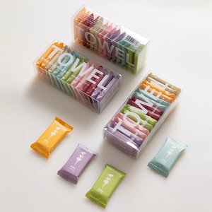 Stocked Disposable Compressed <strong>Facial</strong> Cleaning <strong>Cotton</strong> Tissue Face <strong>Towel</strong> Home Nonwoven Face Tablet <strong>Towel</strong> - Product Image 1