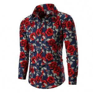 Camicie da <span class=keywords><strong>Uomo</strong></span> con Stampa Lettering Nuovo Design 2025 Alta Qualità Manica Lunga Slim Fit Taglie Forti <span class=keywords><strong>Abbigliamento</strong></span> Maschile alla Moda - Product Image 2
