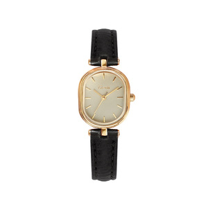 Montre élégante minimaliste pour femme, bracelet en cuir, montre-bracelet à quartz décontractée pour étudiants et trajets quotidiens - Product Image 1