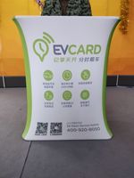 Stand d'exposition portable, comptoir promotionnel pour salon professionnel