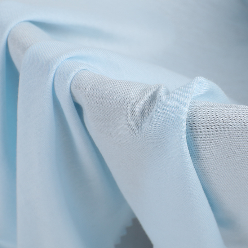 Knitted Bamboo Cotton Jersey Fabric Dyed
