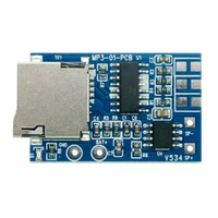 Placa Decodificadora MP3 con Tarjeta TF GPD2846A, Módulo Amplificador de 2W, Módulo de Alimentación GM, Circuitos Integrados, 365 Días de Garantía, en Stock
