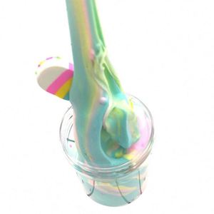 Hot Sale 60ml Eco-Friendly Plastic Clay Yellow Colorful <b>Magic</b> Changing Fluffy Slime Playdough Butter Foaming Rubber Cross-Border - Product Image 6