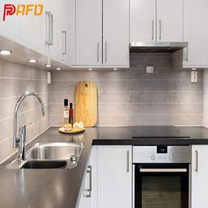 Gabinetes de Cocina Modernos de Madera Maciza Estilo Americano, Grifo de Mármol de Lujo, Cajones con Bisagras, Fregadero Reforzado, Diseño Inteligente - Product Image 6