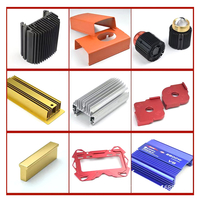 Boîtier en aluminium extrudé usiné CNC, boîtier d'équipement électronique anodisé sur mesure avec trous de ventilation
