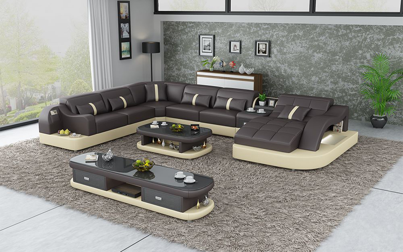 Marrone scuro+Beige