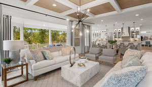 Mesa de Té Minimalista para Sala de Estar, Mesa de Centro Geométrica Rectangular de Madera Reciclada - Product Image 6