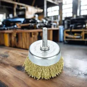 DELUN 4 Inch Shaft Cup Brush Top Factory Direct Sale Competitive Price ultrafast Brush Product high quality