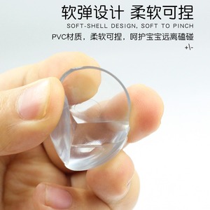 Transparent Spherical Corner Protectors PVC 3M Adhesive Baby Safety Furniture Edge Guards - Product Image 3