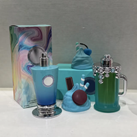Parfum Dessert Cartoon Tendance en Internet, Flacon Artistique Dégradé, Parfum Longue Durée, Fragrance Fraîche pour Fille, Coffret Cadeau