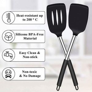 Dependable Performance Non <b>Stick</b> Kitchen Utensils Set <b>Silicone</b> Cookware Tools Cooking Turner - Product Image 4