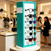 Présentoir rotatif double face pour lunettes de comptoir, support de présentation de montures de lunettes de soleil pour magasin d'optique