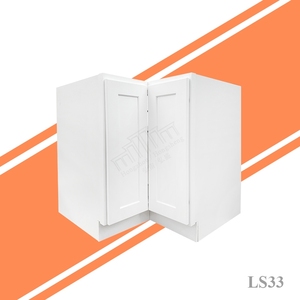Armario de <span class=keywords><strong>cocina</strong></span> RTA con diseños modernos de 33 "W X 34,5" H X 24 "D, armarios de esquina de madera, armario Base de esquina Lazy Susan para <span class=keywords><strong>Cocina</strong></span> - Product Image 3