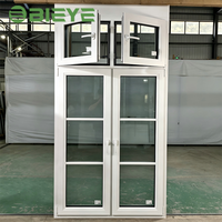 Fenêtre en bois recouvert d'aluminium profilé 86, anti-corrosion, extérieur en aluminium pour une utilisation extérieure durable