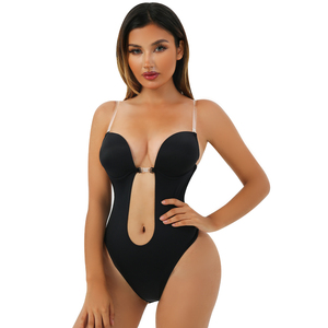 V profond dos nu Shapewear Sexy body minceur <span class=keywords><strong>gaine</strong></span> plongeant string corps Shaper pour robe de mariée - Product Image 1