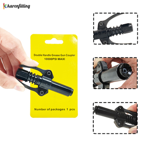 Quick Release Steel <b>Grease</b> Gun Coupler 30cm Soft House Kit Accessories Suits All Fittings Flat Head Nozzle High Performance - Product Image 6