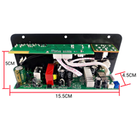 Amplificateur de caisson de basses haute puissance 300W pour carte audio karaoké à domicile transfrontalière pour entrée de fibre optique Bluetooth 150W puissance nominale