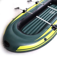 Bateau de pêche gonflable pliable pour 2 personnes, kayak à vendre