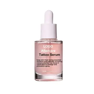 Tattoo Aftercare Lotion Soothing, Color Brightening Skin Moisturizer Serum- Healing Treatment with Olive Oil, Panthenol Vegan