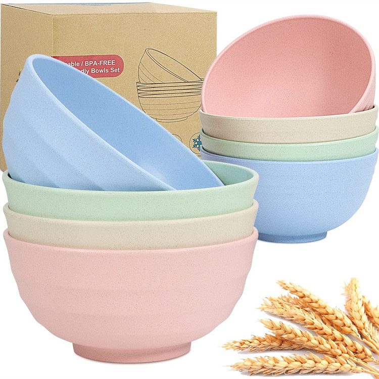 Eco Friendly Food Unbreakable Wheat Straw
