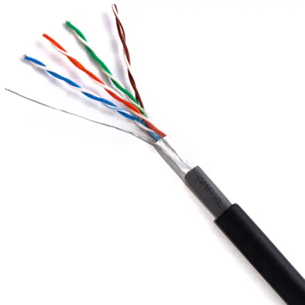 UTP FTP SFTP CAT6 CAT5E 5E 4P+2/0.75mm2 Video Over UTP Outdoor INDOOR Cable