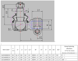 Rótula CAFF OE 81.95301.6225 para Extremo <span class=keywords><strong>de</strong></span> Barra <span class=keywords><strong>de</strong></span> Acoplamiento F3000/X3000/H3000, Punta <span class=keywords><strong>de</strong></span> Cilindro Hidráulico para Camiones/Remolques <span class=keywords><strong>de</strong></span> Servicio Pesado, Derecha/Izquierda - Product Image 6