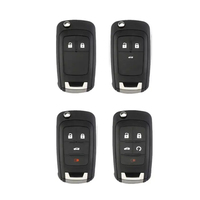 Coque de télécommande de voiture en plastique de remplacement de 2/3/4/5 boutons pour Buick Opel Chevrolet Accessoires de voiture