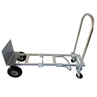 Chariot à main motorisé pliable en aluminium à 4 roues, capacité de charge de 200 kg, chariot d'escalade pour escaliers, chariot industriel pour le shopping