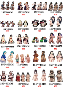 Autocollants personnalisés sexy pour filles, autocollants manga de filles sexy, autocollant en mouvement Vegeta, autocollant lenticulaire 3D anime pour décorations murales - Product Image 6