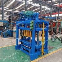 Machine à briques semi-automatique résistante à l'abrasion pour pavés, machine à fabriquer des briques autobloquantes, machine à blocs de béton pour briqueterie