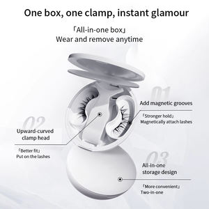 Nouvelle technologie de gros aucune <span class=keywords><strong>colle</strong></span> requise synthétique 3D style naturel réutilisable maquillage des yeux Pro <span class=keywords><strong>cils</strong></span> magnétiques doux faits à la main - Product Image 4