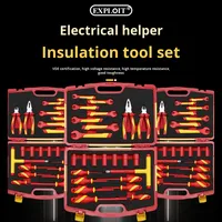 EXPLOIT VDE certifié 1000V ensemble d'outils à main isolés nouvelle énergie entretien des véhicules électriques GS kits d'outils électriques étui