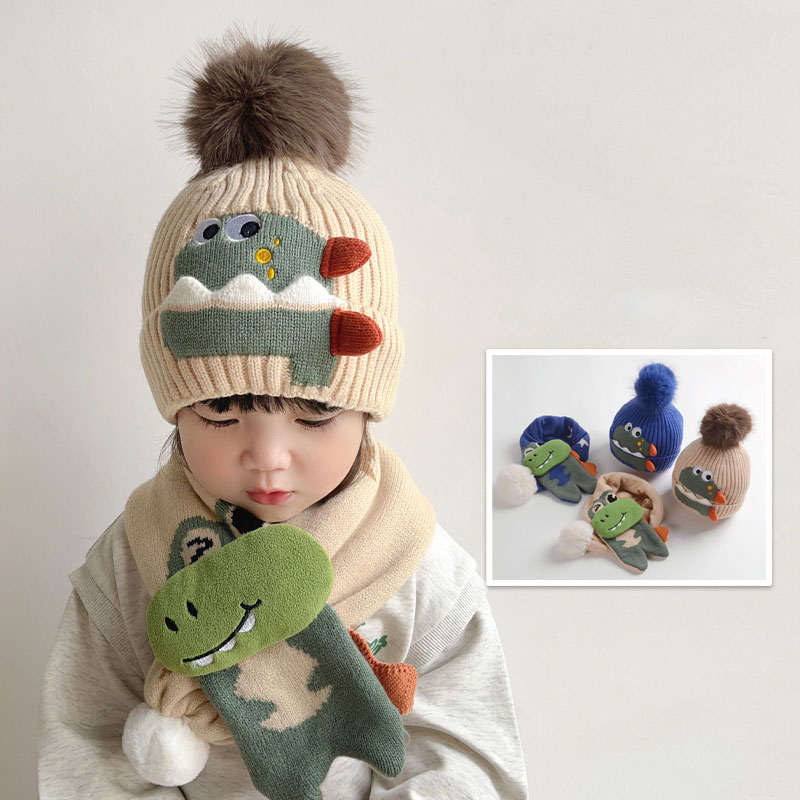 Chapeau Bébé Nouveau-né Au Crochet Bleu Rayé - Accessoire Photo 100% Coton, Avec Pompons, Tenue Costume
