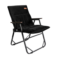Chaise de camping pliante en métal au design moderne Teslin mobilier d'extérieur chambre de jardin parc hôtel pour la pêche en voyage