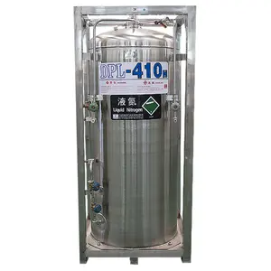 Preço de fábrica líquido 410l, oxigênio/nitrogênio/argon líquido crógico vgl cilindro, tanque de desguerra de oxigênio