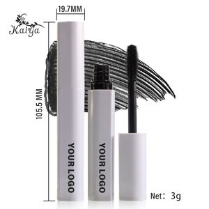 Máscara de pestañas con logotipo personalizado, engrosamiento, alargamiento, Fibra de seda 4D, máscara de pestañas resistente al agua negra - Product Image 3