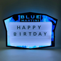 Starshining OEM Interchangeable LED Lettres Conseil VIP Affichage Glorifier Bouteille Présentateur Signe pour Lounge Party