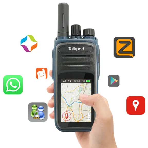 Mobile phone with walkie talkie Wifi two way radio Android SIM GSM N58 headset two way radio