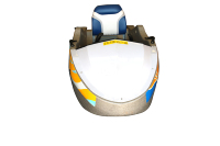 Vicking Mini bateau à réaction électrique de luxe à un siège Yacht de sport pour sports nautiques EPP bateau de pêche électrique avec jet de mer Kart