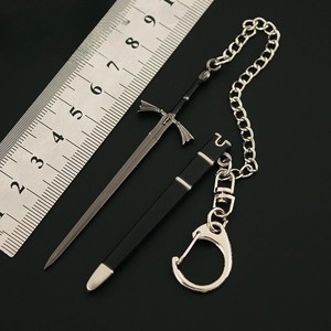 Juego tronos arma modelo Oathkeeper <span class=keywords><strong>Longclaw</strong></span> espada llavero Mini llavero de Metal - Product Image 3