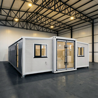 Maison conteneur à bas prix 20/40 pieds, maisonnette extensible, kit de maison préfabriquée 2-3 chambres, maison à ossature conteneur, villa de luxe préfabriquée