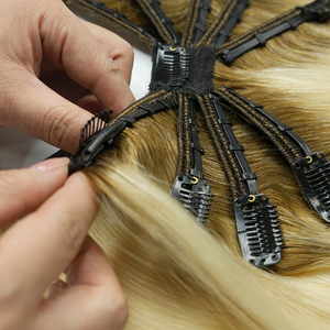 Nueva Extensión de Cabello con Clip Tipo Araña de Calidad Premium, Cabello Humano Virgen Remy con Cutícula Alineada, Extensión de Cabello con Clip Tipo <span class=keywords><strong>Pulpo</strong></span> - Product Image 3